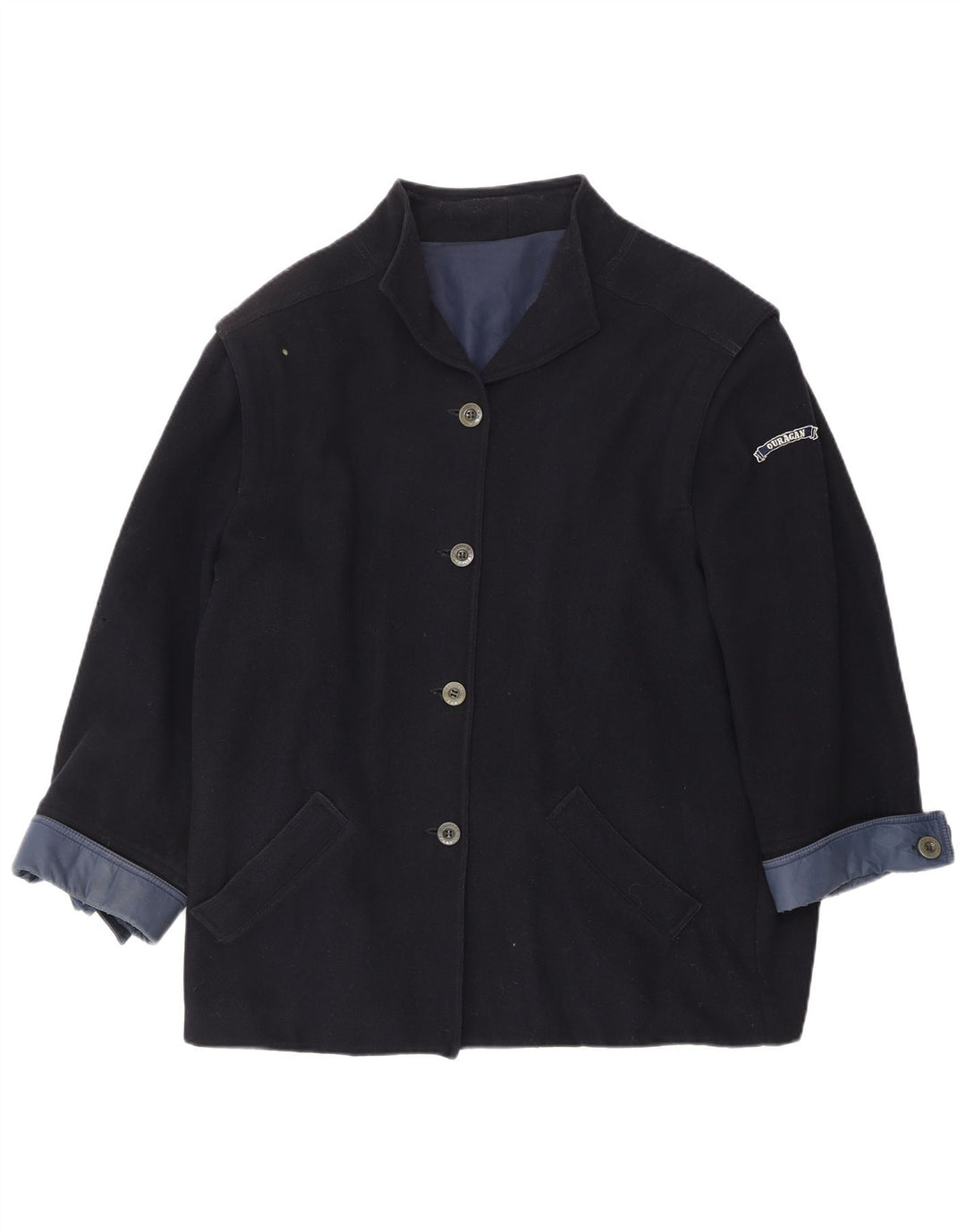 OURAGAN Chaqueta cortavientos extragrande para mujer UK 40 XL Azul marino