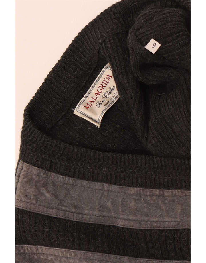 Malagrida Jersey con Cuello en V para Hombre XL Gris Rayas