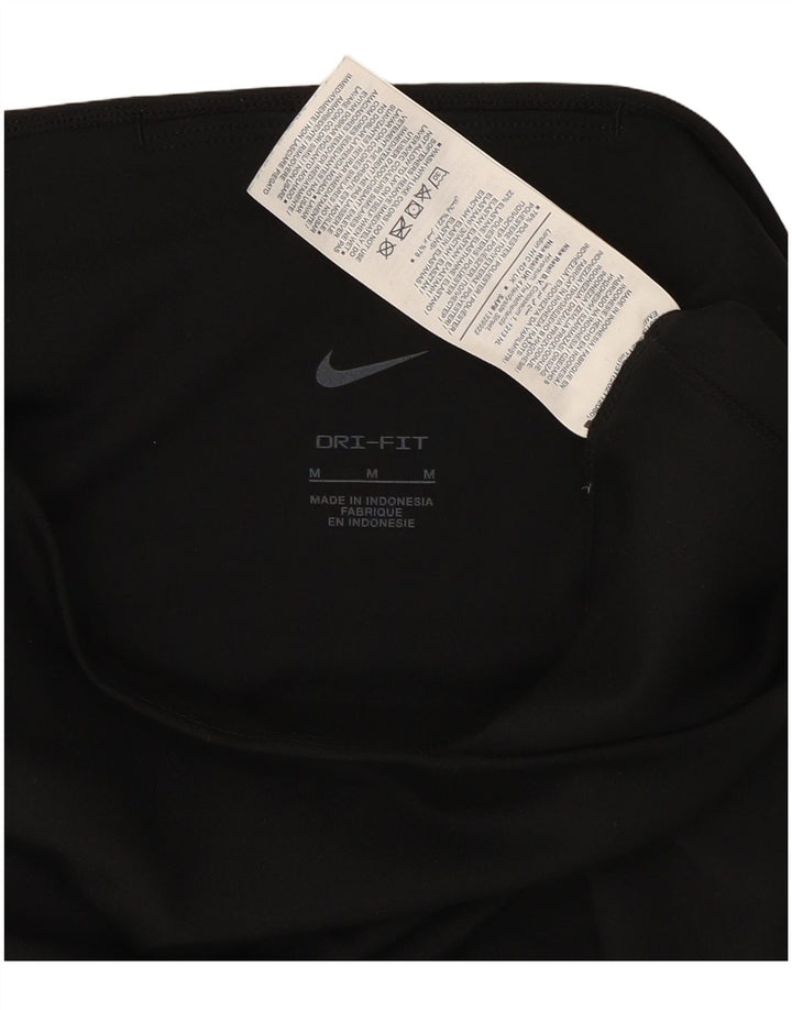 Nike - Leggings capri Dri Fit para mujer, talla M, poliéster negro