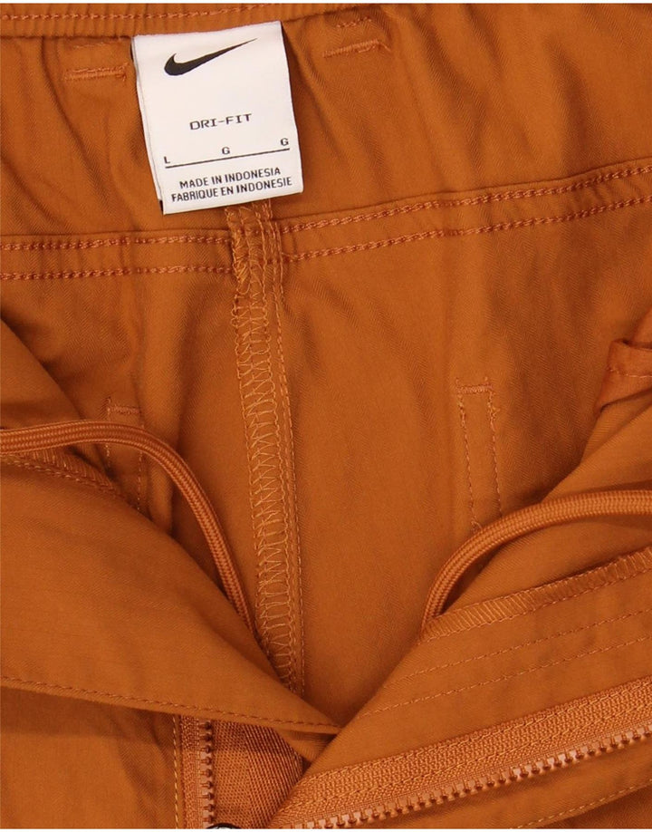 Nike - Pantalones cargo ajustados Dri Fit para hombre, talla grande, W36 L29, poliamida marrón
