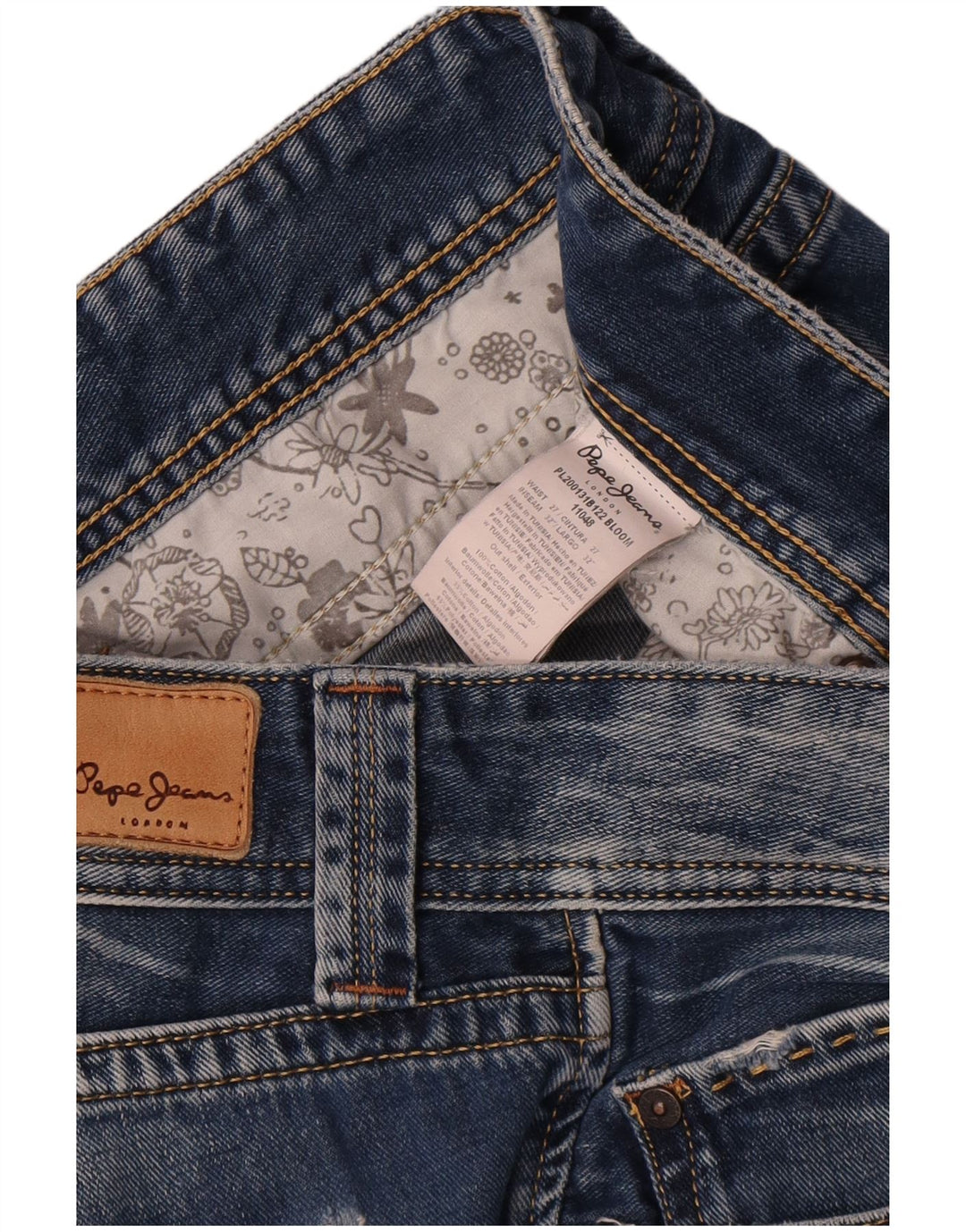 PEPE Jeans Vaqueros Bootcut Mujer W27 L32 Algodón Azul