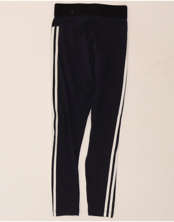 Adidas Leggings para mujer Reino Unido 4/6 XS Azul marino Colorblock Algodón