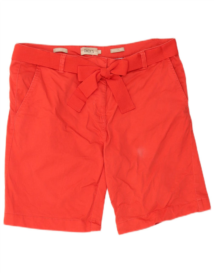 Dack's Pantalones cortos chinos de ajuste regular para mujer IT 46 Large W34 Algodón rojo