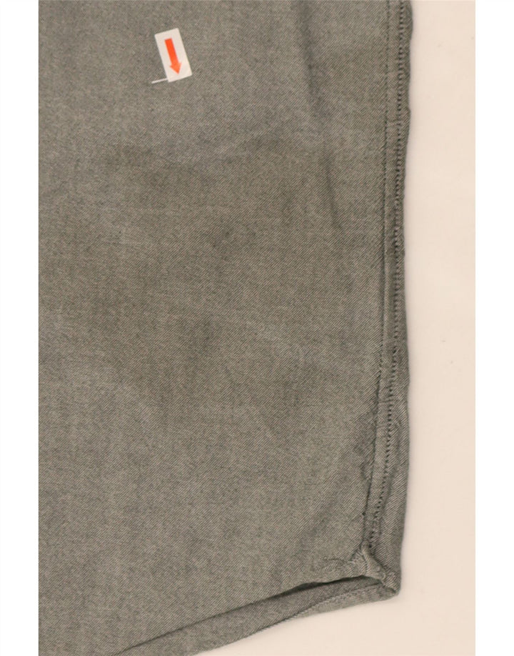 Timberland Camisa Slim Fit para Hombre Algodón Gris Grande