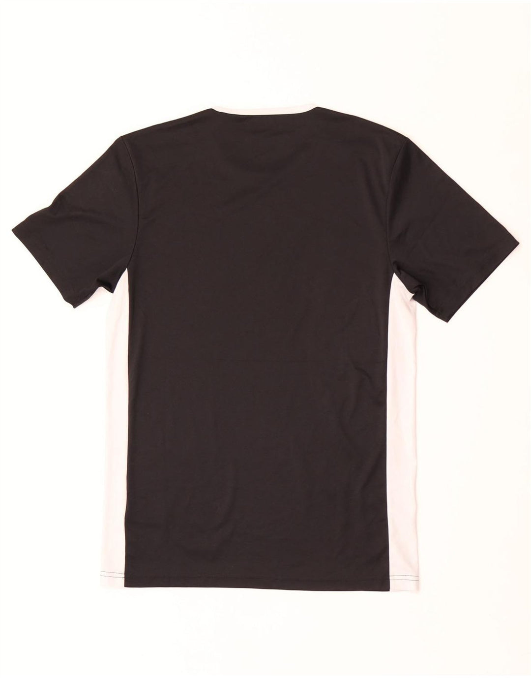 Adidas Hombre Climalite Camiseta Top Pequeño Negro Colorblock Poliéster