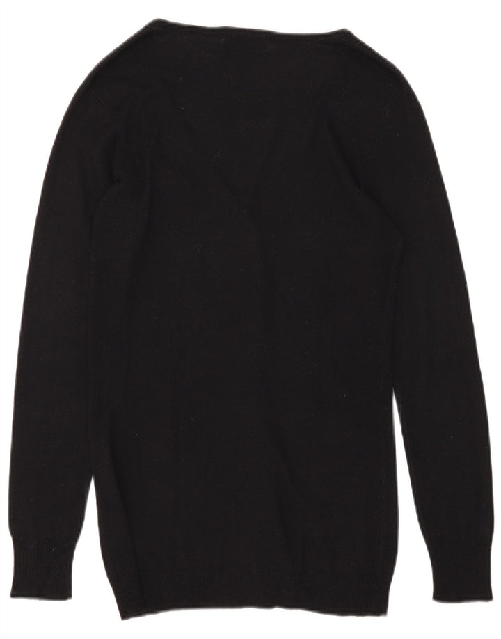 Dack's Suéter tipo cárdigan para mujer UK 10 Small Black