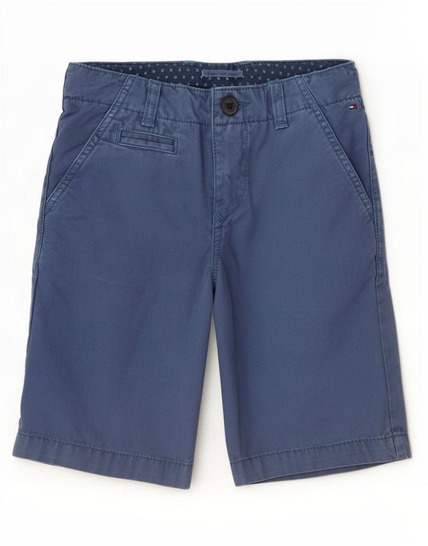 Tommy Hilfiger Pantalones cortos chinos para niños 7-8 años W24 Algodón azul