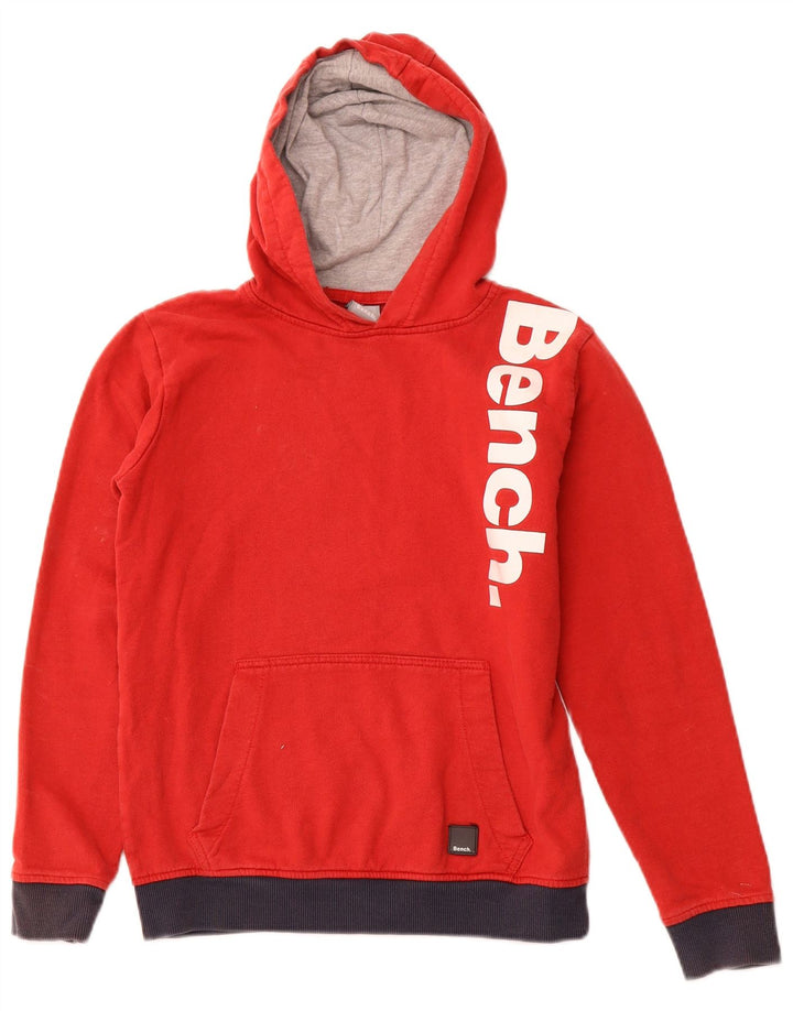 BENCH Jersey con capucha estampada para niños 11-12 años Algodón rojo