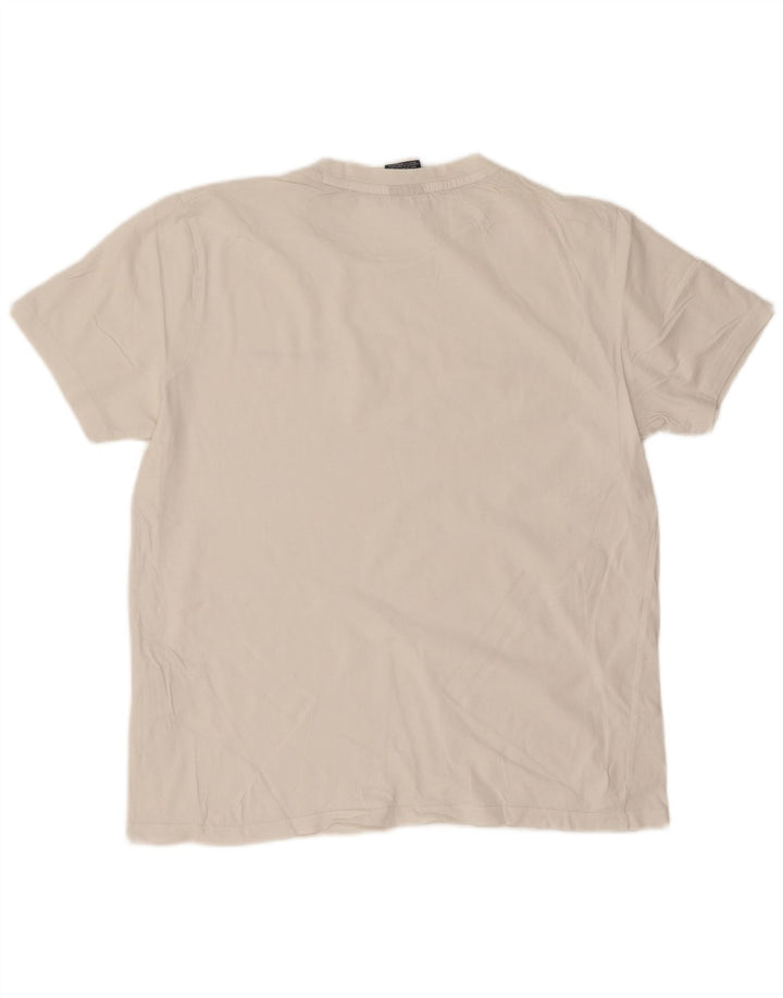 Champion Camiseta Hombre Top Medium Blanco Algodón