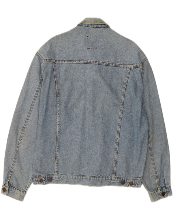 Casucci Chaqueta vaquera para hombre UK 40 Grande Algodón azul