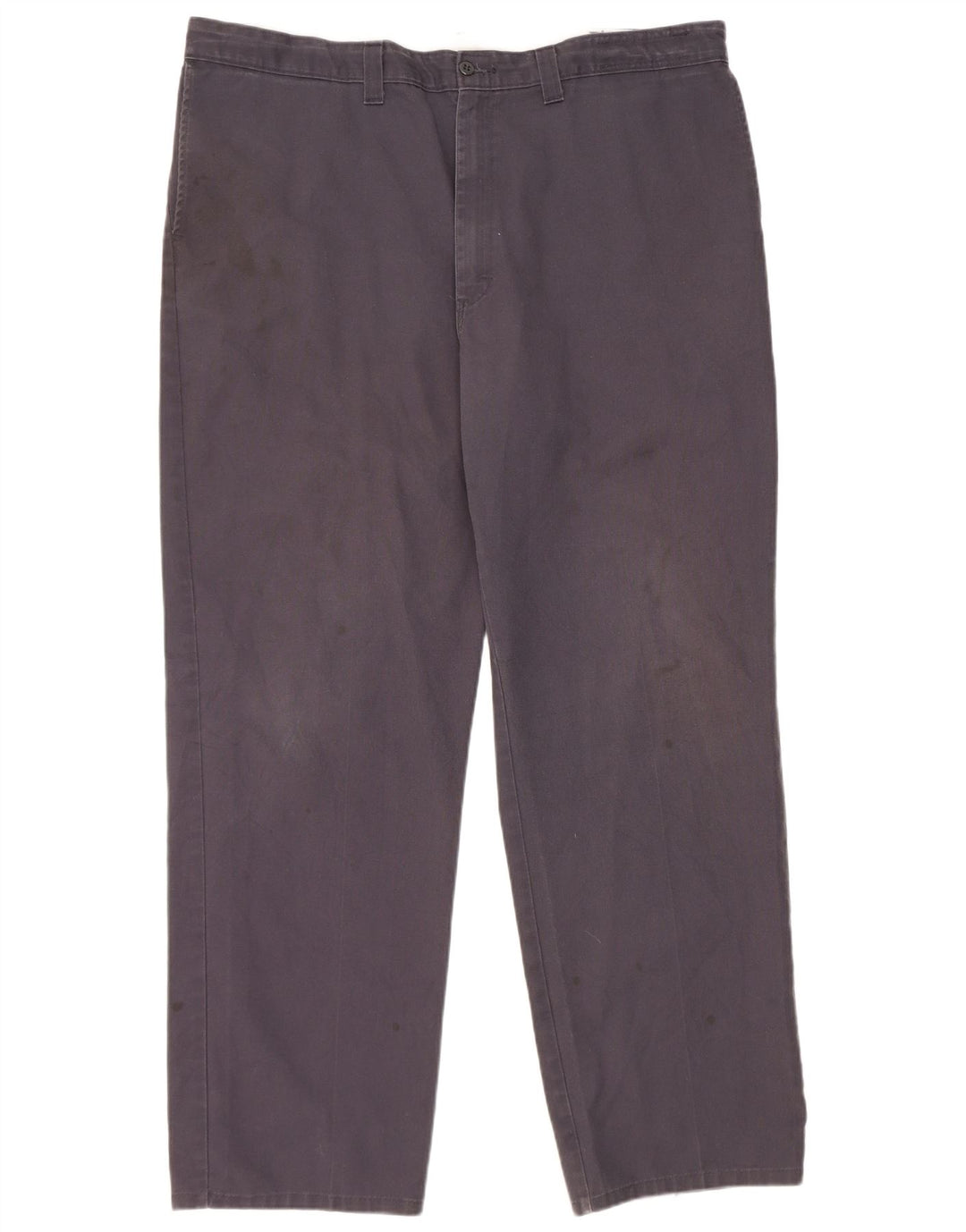Dickies Pantalón chino recto para hombre W42 L32 Poliéster azul marino