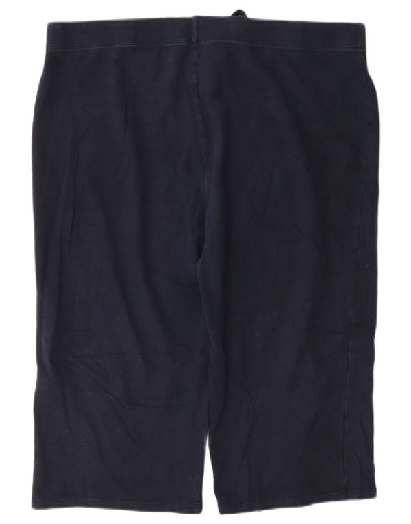 Marks & Spencer Bermudas deportivas para mujer UK 40 XL Algodón azul marino