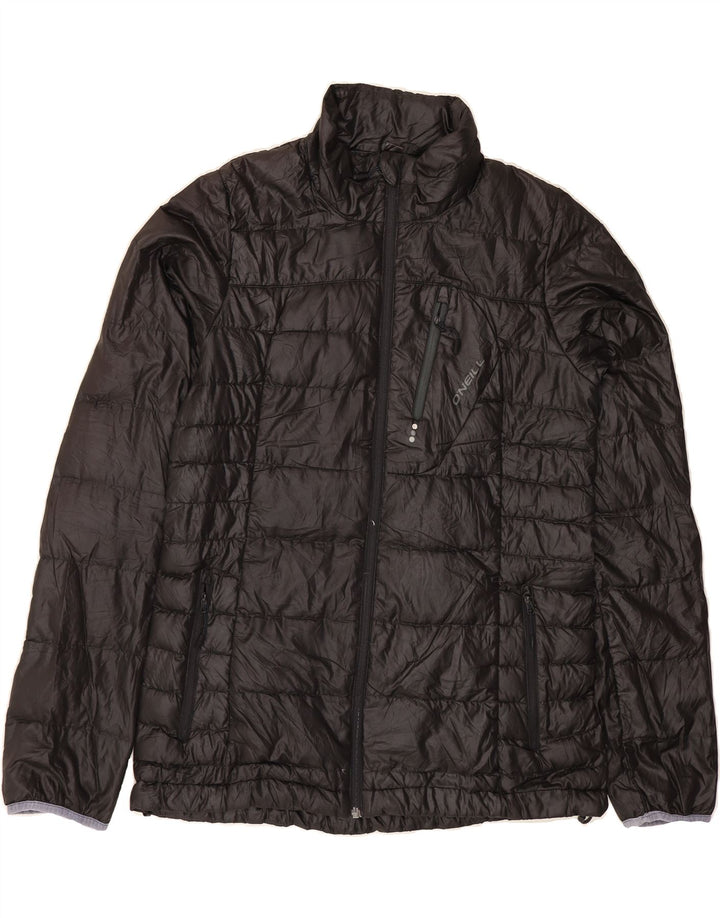 O'NEILL Womens Padded Jacket UK 16 Large Black Polyester Vintage O'Neill and Second-Hand O'Neill from Messina Hembry 