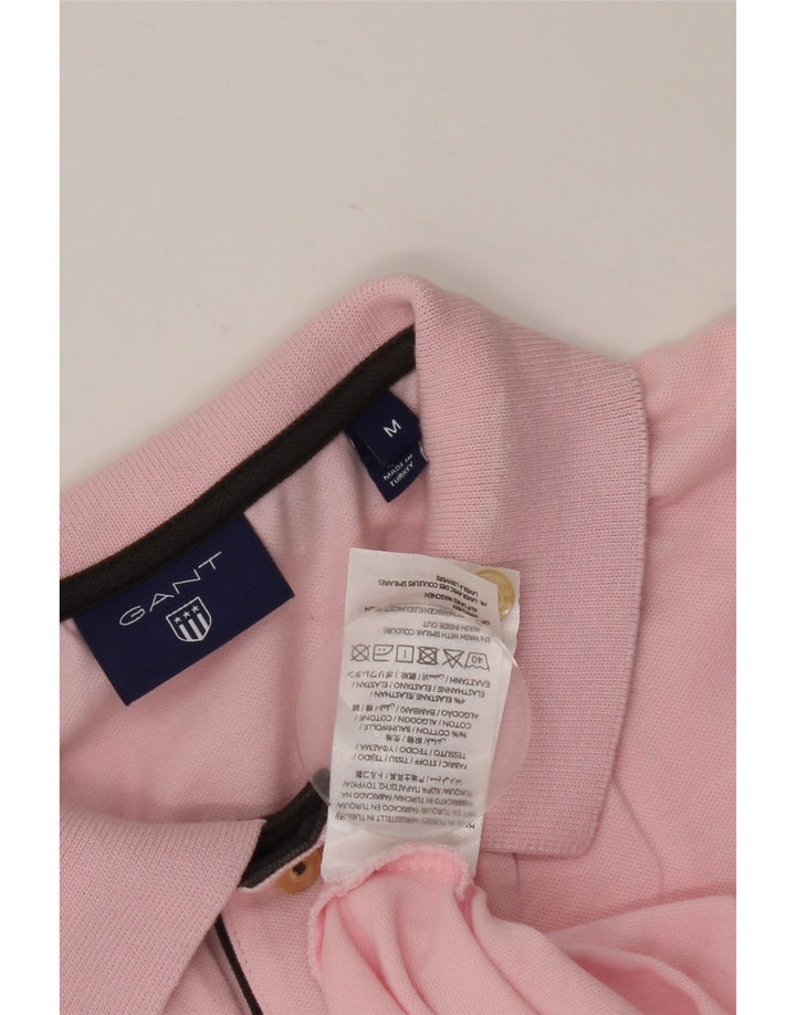 GANT Polo de hombre de algodón rosa medio