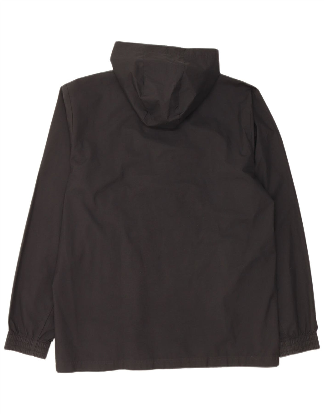 ADIDAS Chaqueta impermeable con capucha para hombre UK 38 Mediano Negro Poliéster