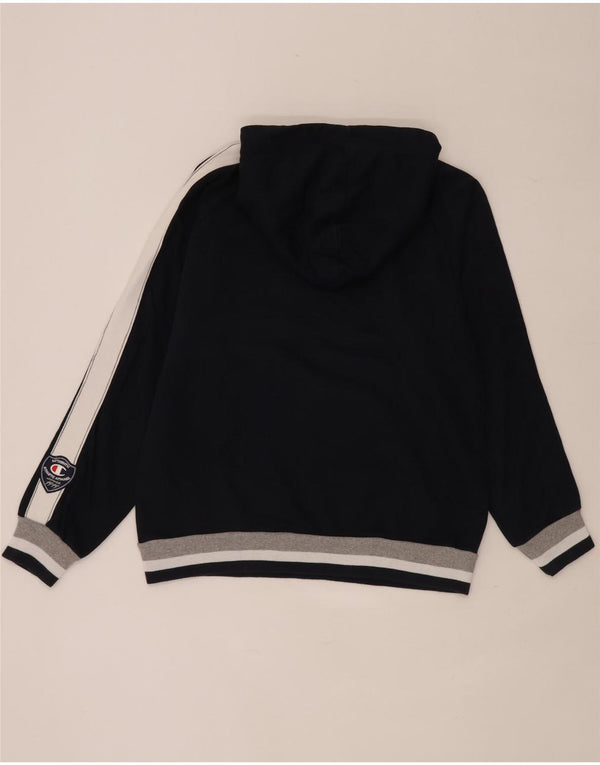 Champion Udine Scacochi Sudadera con capucha para hombre, talla grande, color azul marino