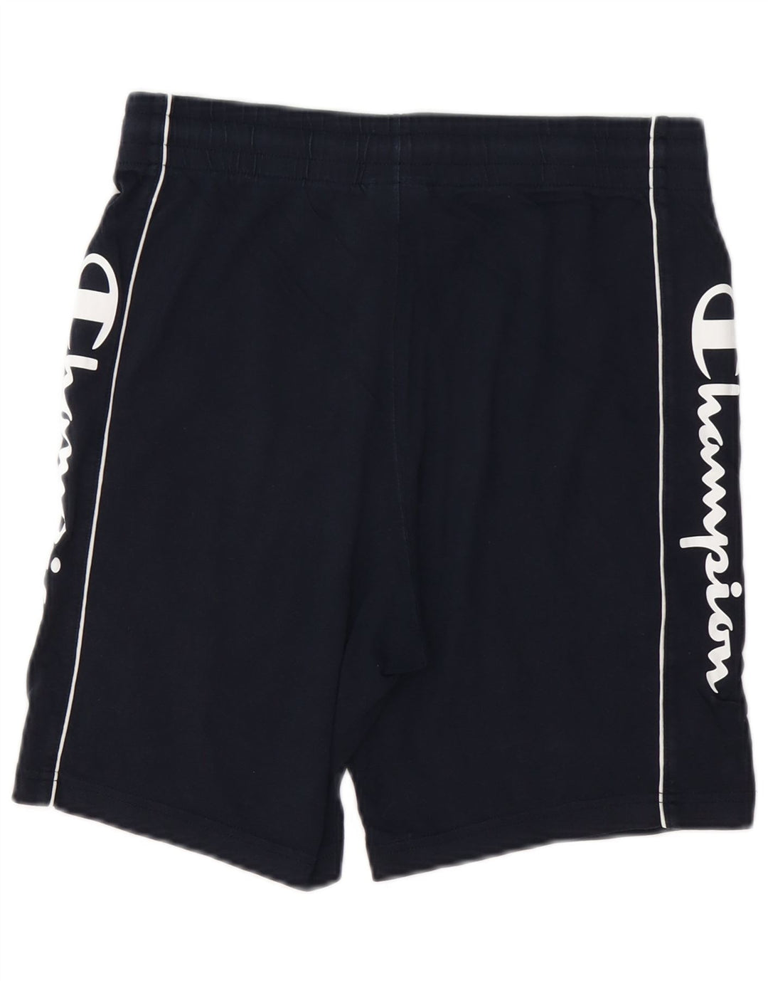 CHAMPION Pantalones cortos deportivos gráficos para hombre pequeño azul marino