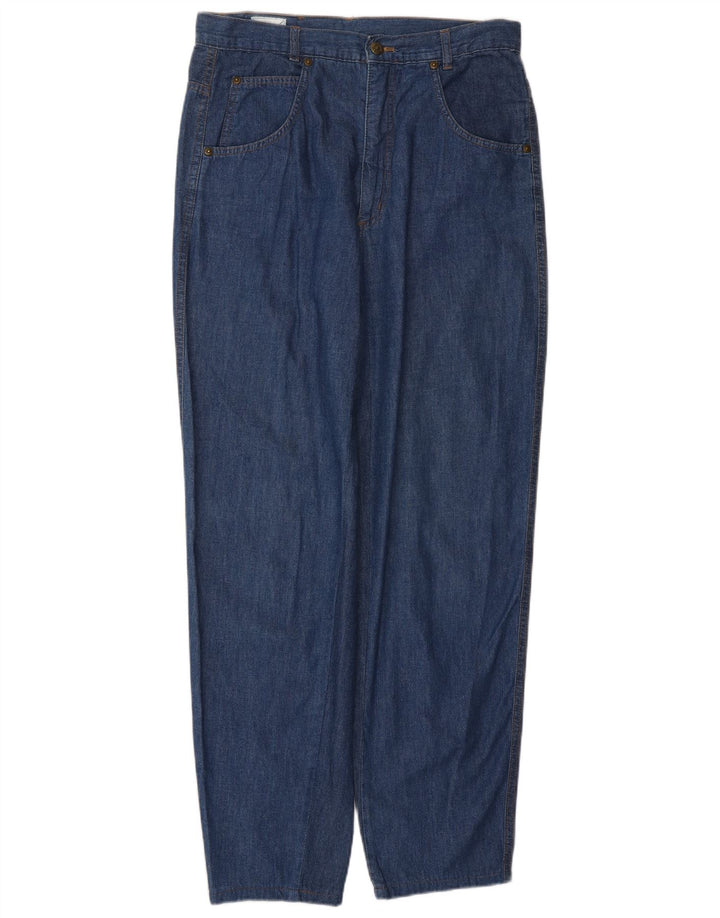 FENDI Vaqueros cónicos de cintura alta para mujer IT 46 Large W30 L29 Blue Classic