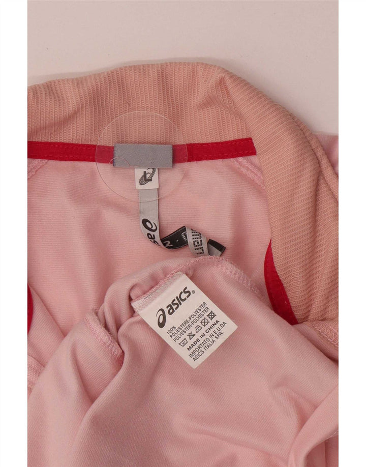 Asics - Chaqueta de chándal para mujer, talla 40, talla grande, color rosa, poliéster