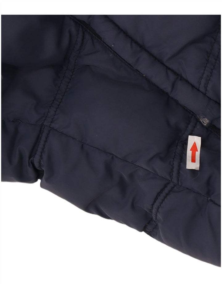 Jack Wills Chaleco acolchado para mujer UK 12 Medium Azul marino