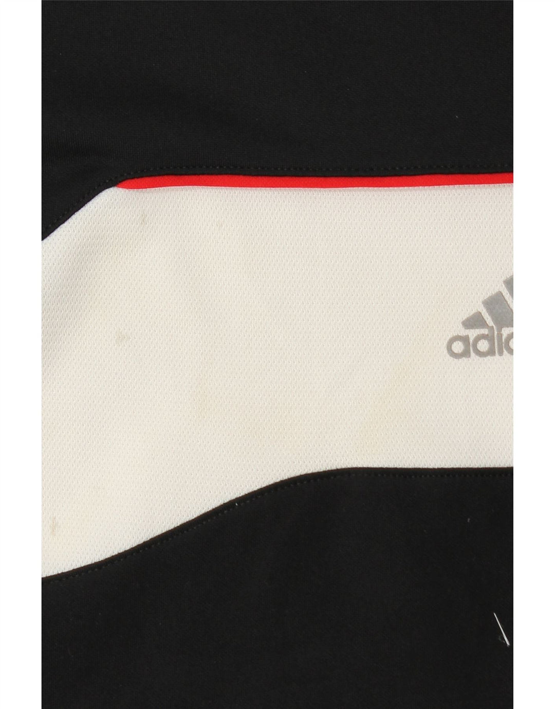 ADIDAS Hombre Camiseta Top Medium Negro Colorblock Poliéster