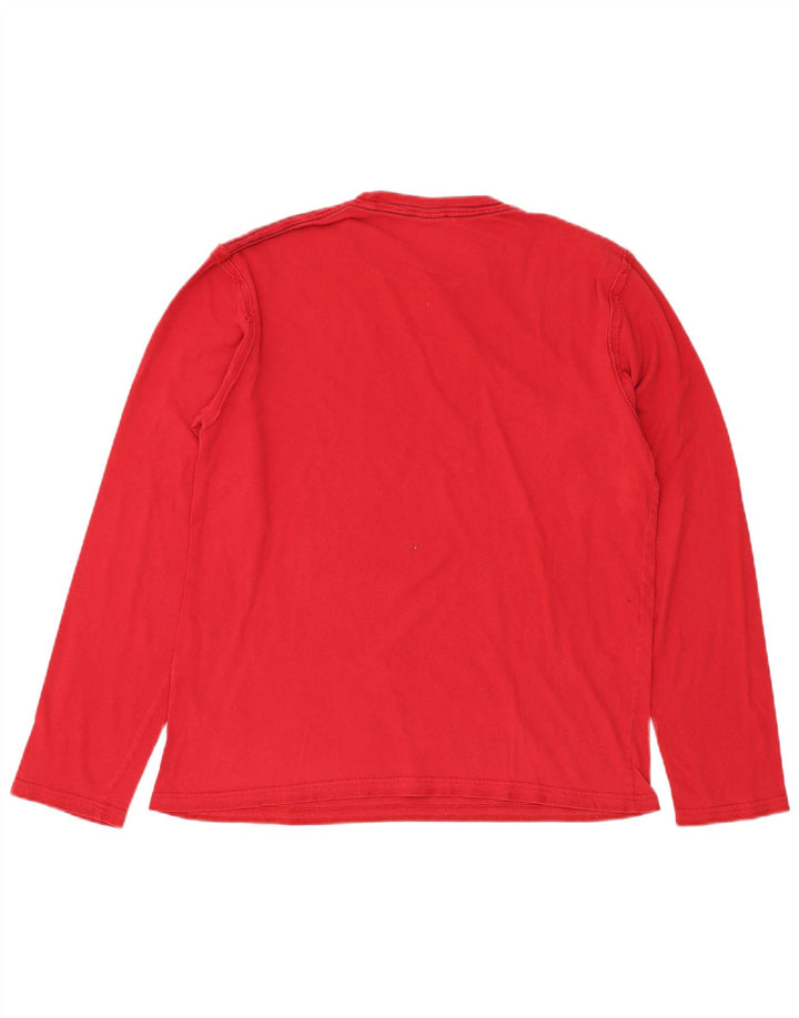 LEVI'S Top gráfico para mujer manga larga UK 18 XL Algodón rojo