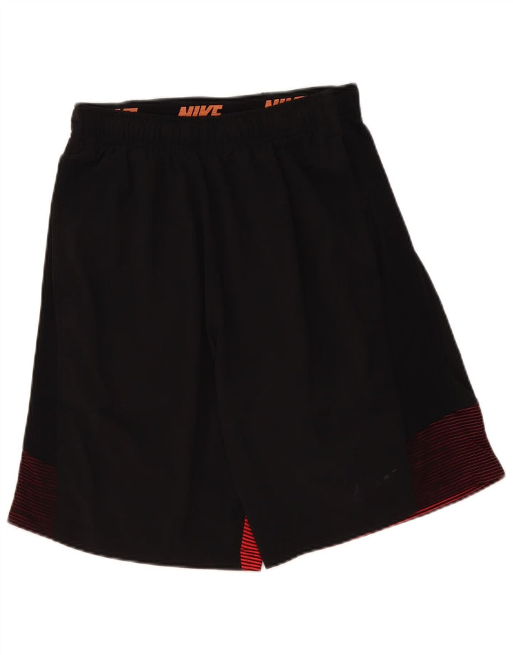 Pantalones cortos deportivos Nike Dri Fit para hombre Poliéster color block negro mediano