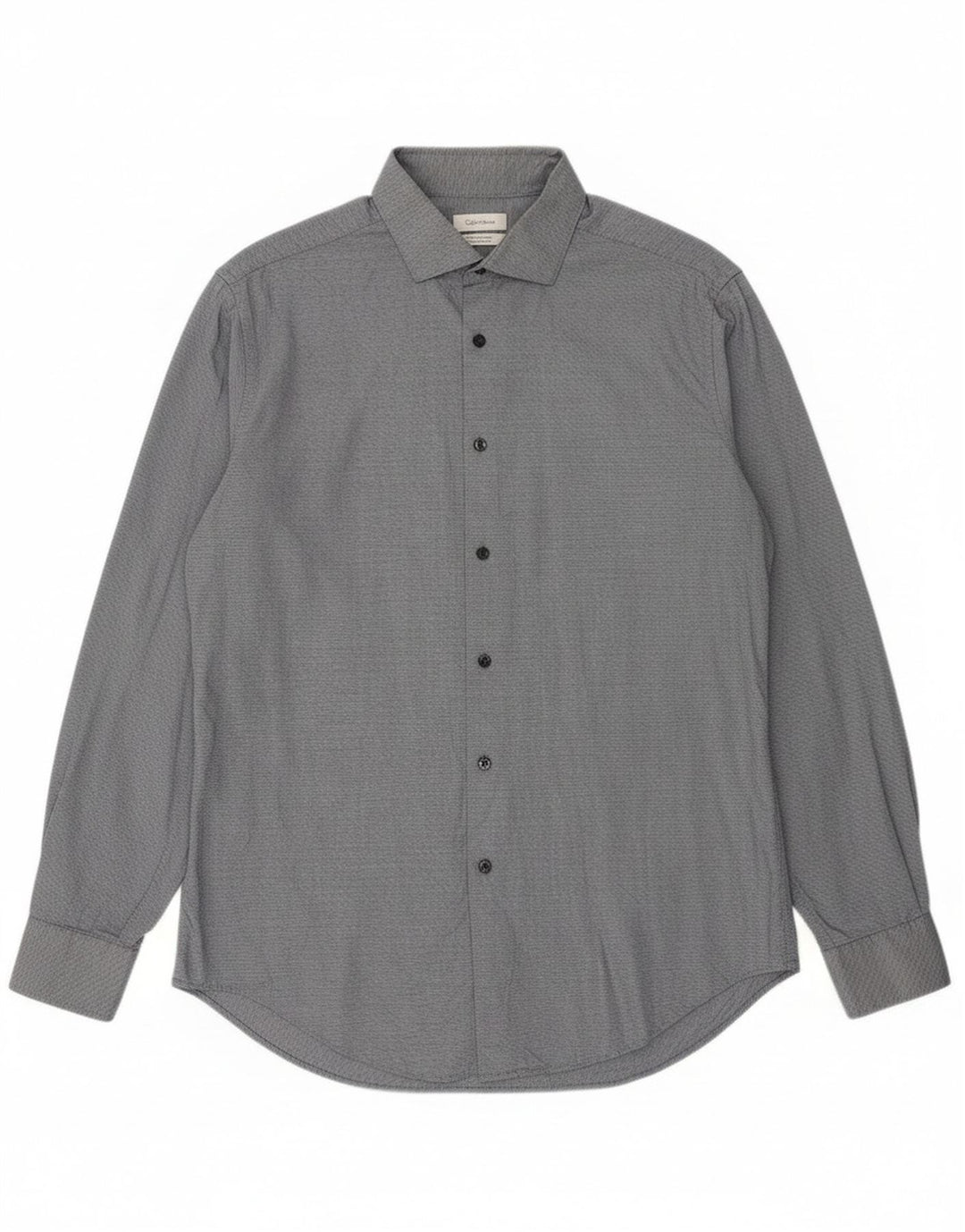 Calvin Klein Camisa Slim Fit para Hombre Grande Azul Marino Geométrico