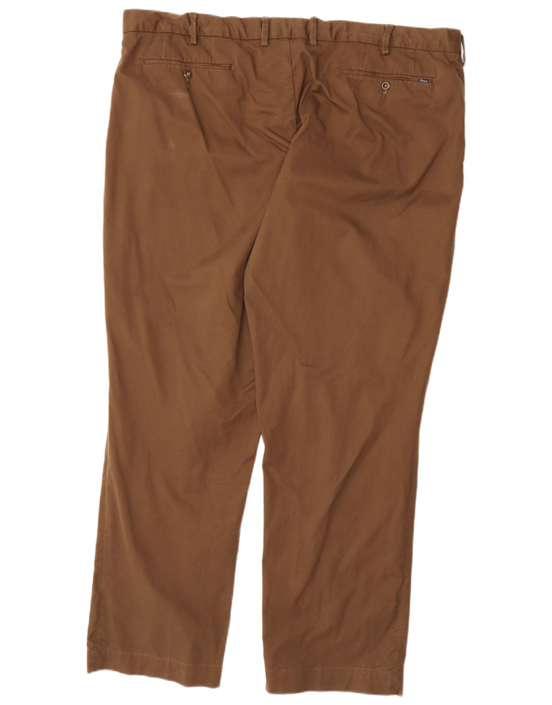 POLO RALPH LAUREN Pantalón chino recto de corte clásico para hombre W46 L32 Marrón
