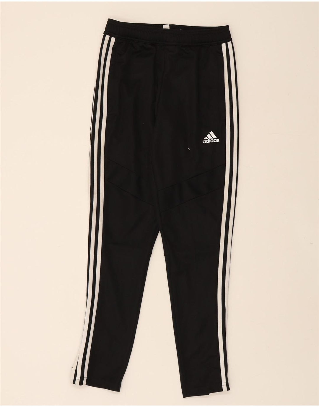 ADIDAS Boys Tracksuit Trousers 11-12 Years  Black Vintage Adidas and Second-Hand Adidas from Messina Hembry 