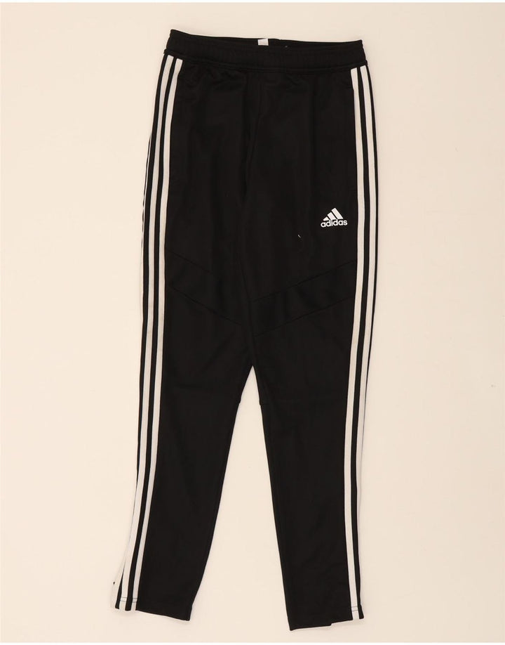 ADIDAS Boys Tracksuit Trousers 11-12 Years  Black Vintage Adidas and Second-Hand Adidas from Messina Hembry 