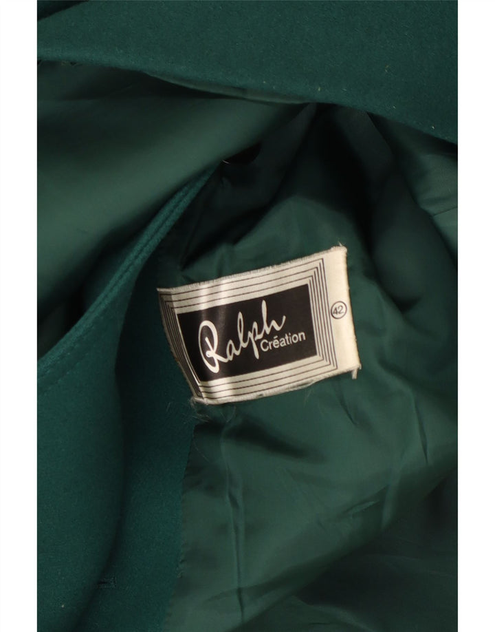 RALPH Abrigo cruzado para mujer IT 42 Verde medio