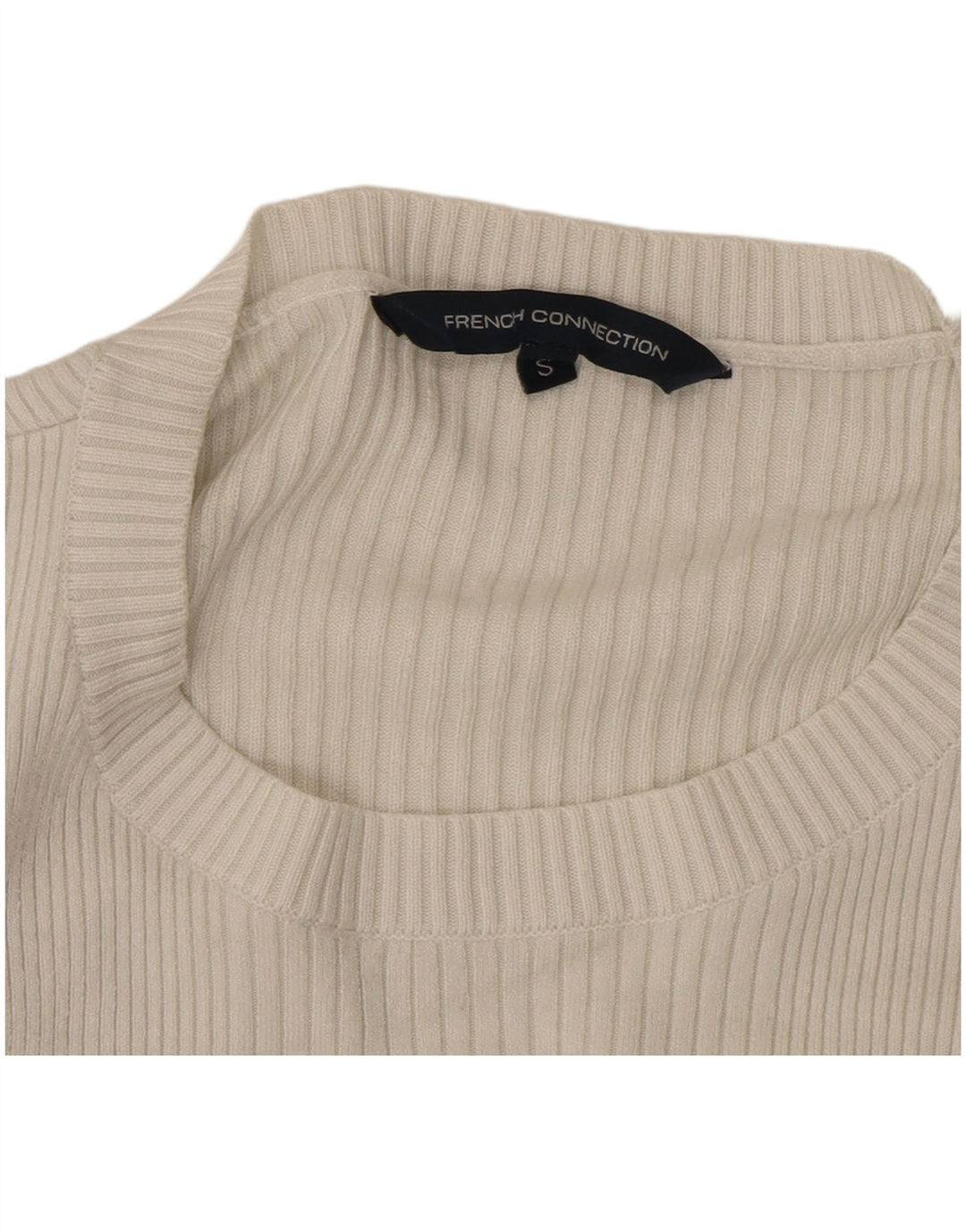 French Connection Top para mujer de manga larga UK 40 Small Blanco