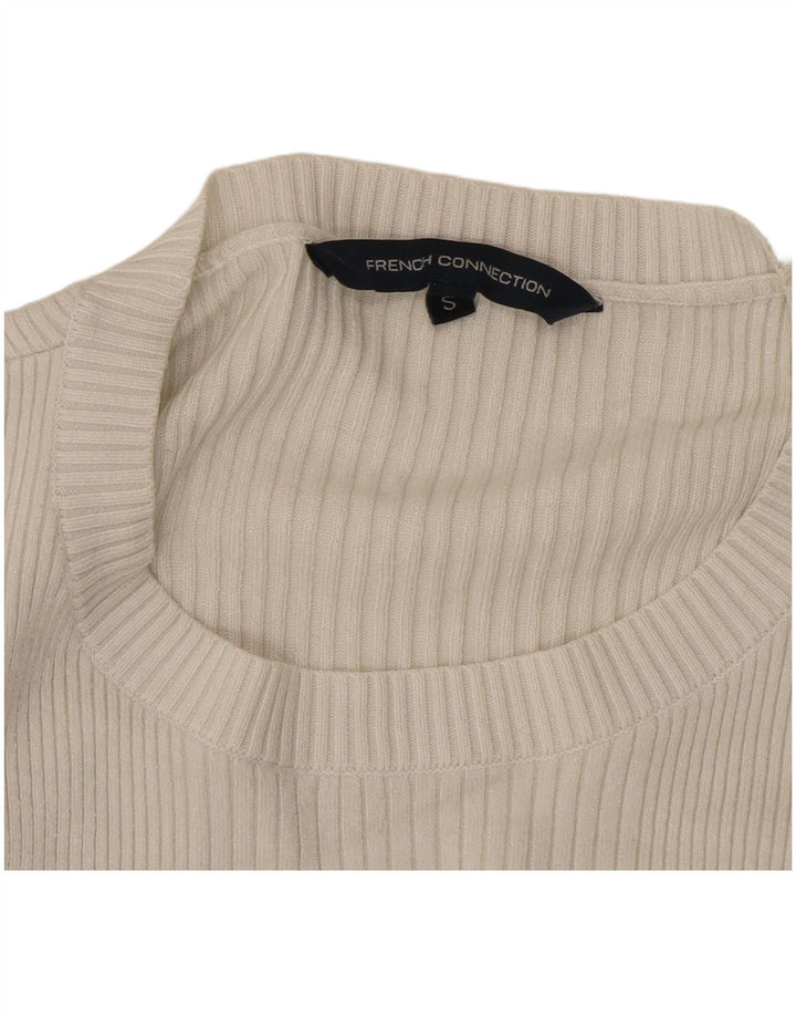 French Connection Top para mujer de manga larga UK 40 Small Blanco