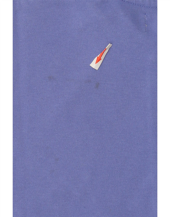Polo Kappa Hombre Algodón Azul Medio