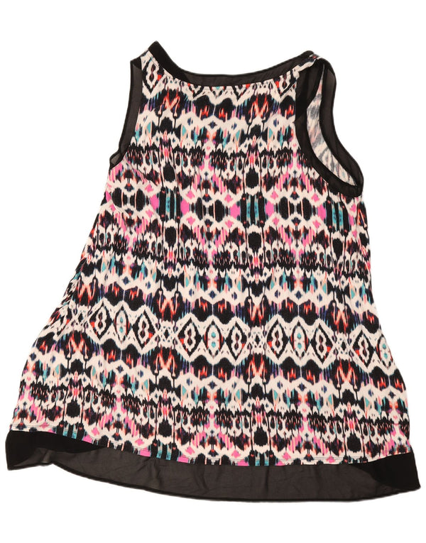 Autograph Vestido túnica sin mangas para mujer UK 34 2XL Multicolor Geométrico