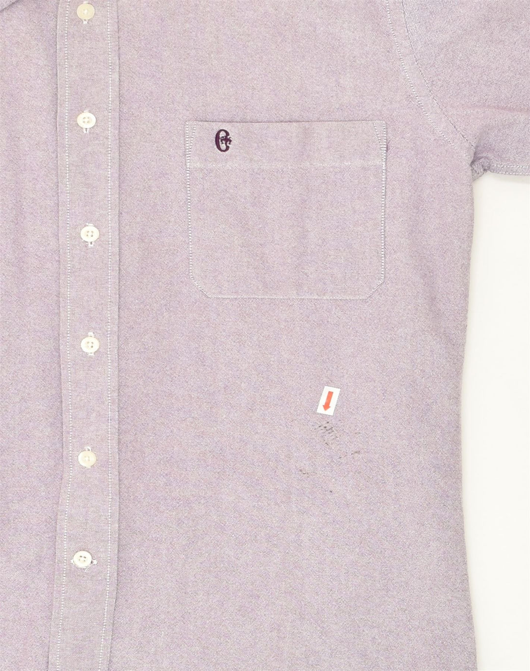 CONTE OF FLORENCE Mens Shirt Medium Purple Cotton | Vintage Conte of Florence | Thrift | Second-Hand Conte of Florence | Used Clothing | Messina Hembry 