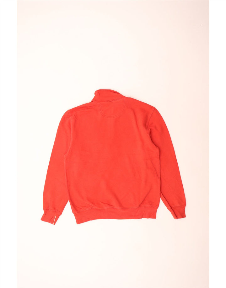 Izod Hombre Sudadera con Cremallera 1/4 Jersey Pequeño Algodón Rojo