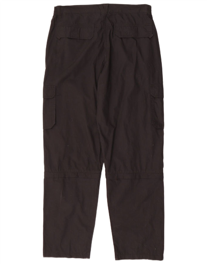 TOPTEX Pantalones cargo rectos para hombre IT 52 XL W36 L33 Algodón negro