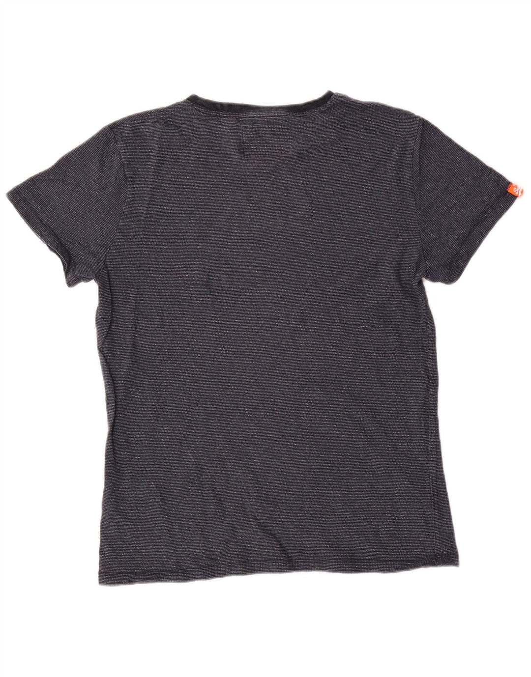 Superdry Camiseta para hombre Top Large Azul Marino Algodón