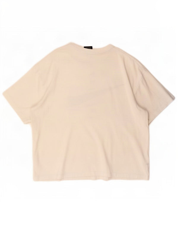 Nike - Camiseta con gráfico Swoosh para hombre, talla XL, algodón blanco
