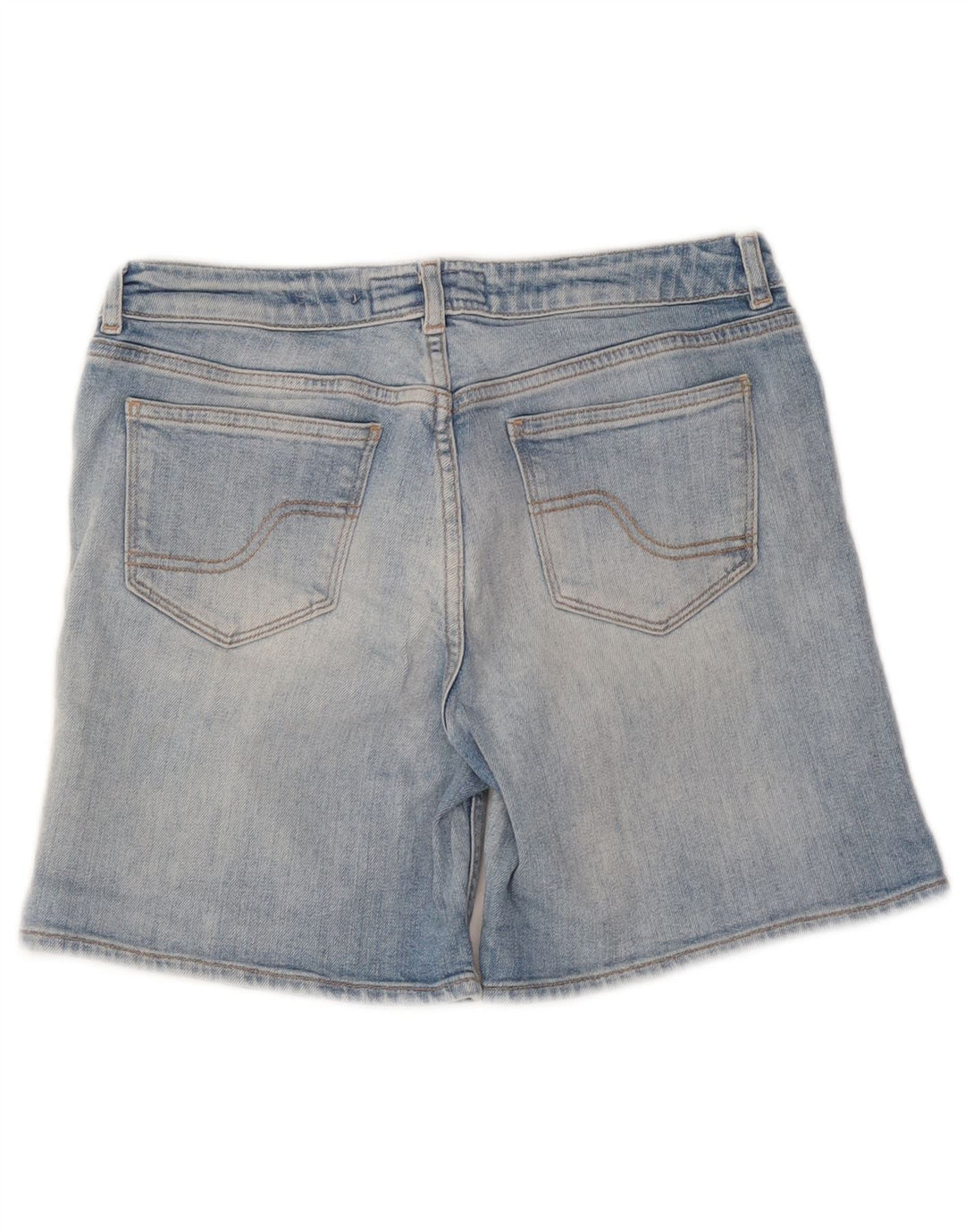 Pantalones cortos vaqueros para mujer Fat Face UK 8 Small W30 Algodón azul
