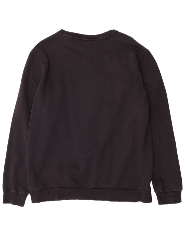 Puma Hombre Graphic Sudadera Jumper Grande Negro