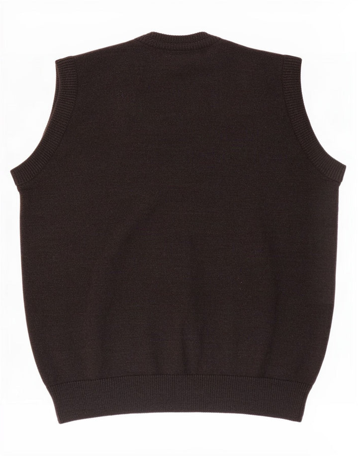 Dardano Camiseta sin mangas para hombre IT 52 Acrílico gris grande