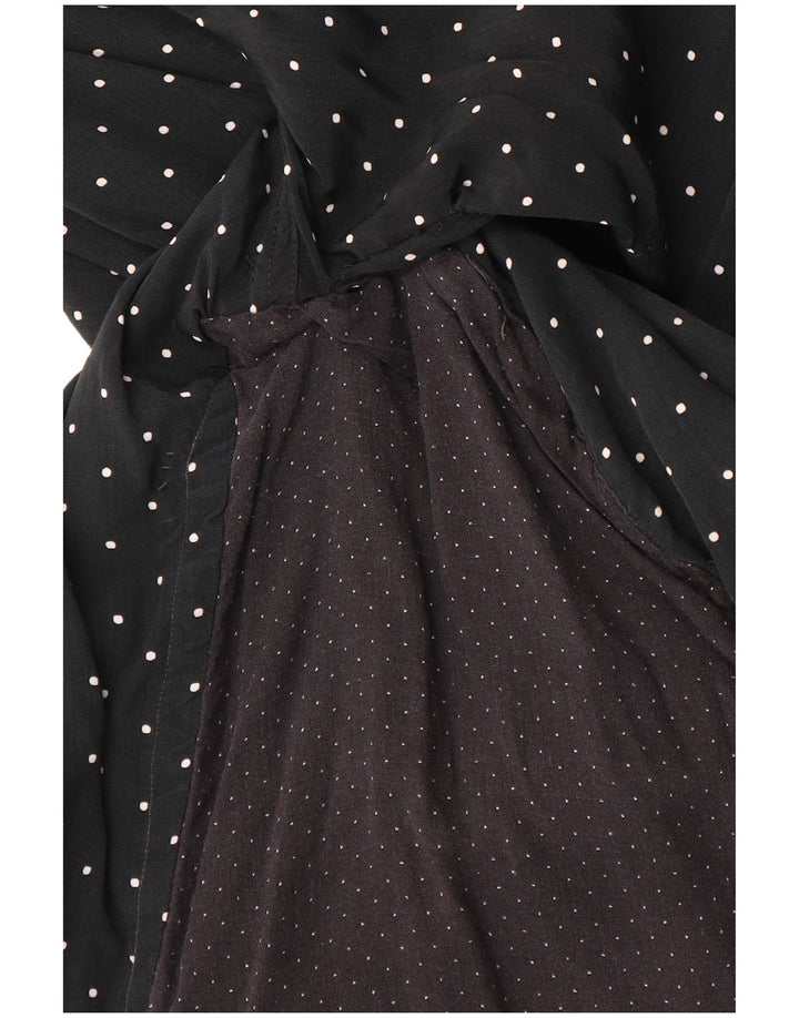 TIPO' S Camisa de manga corta para hombre XL Negro Moteado