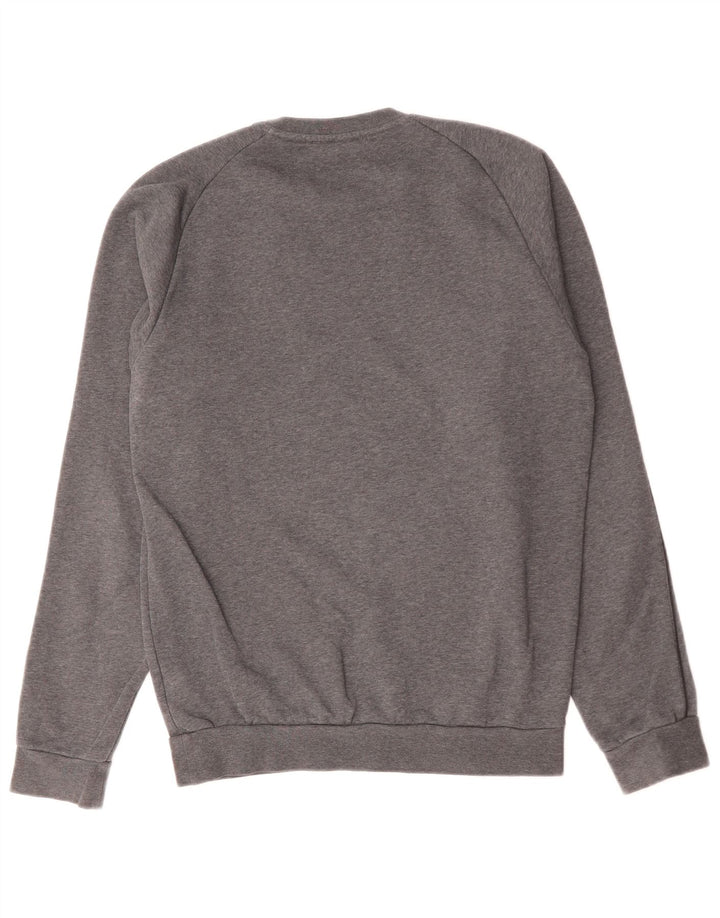 Adidas Hombre Sudadera Jumper Small Gris Algodón