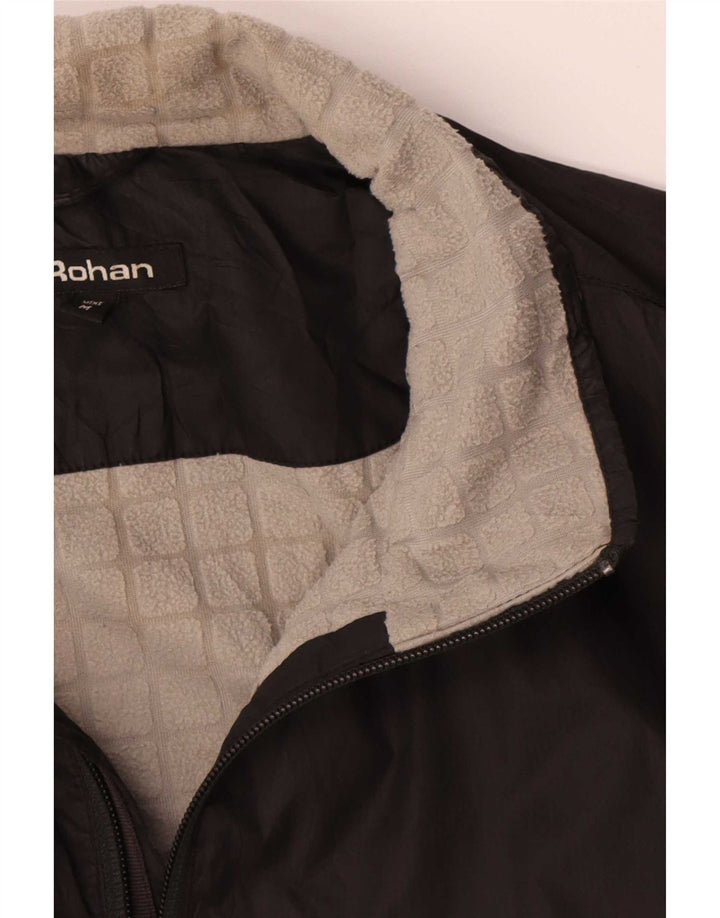 Rohan Chaqueta Bomber para Hombre UK 38 Mediana Poliéster Negro