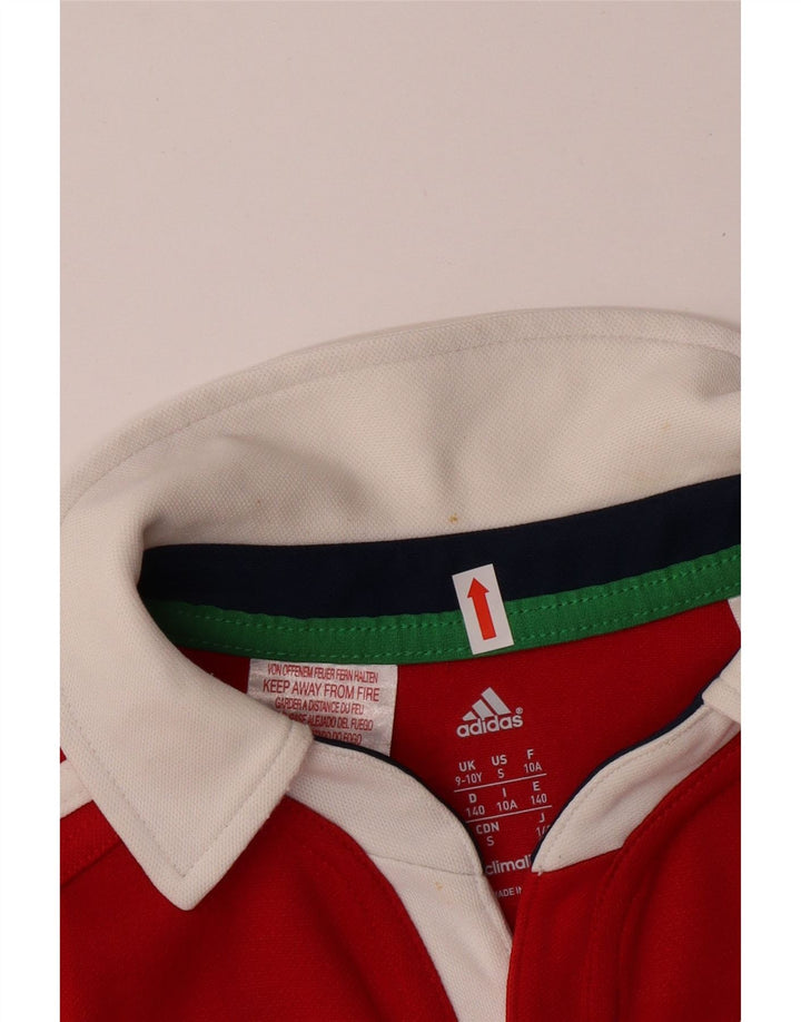 Polo gráfico ADIDAS Australia 2013 para niño 9-10 años Rojo Poliéster