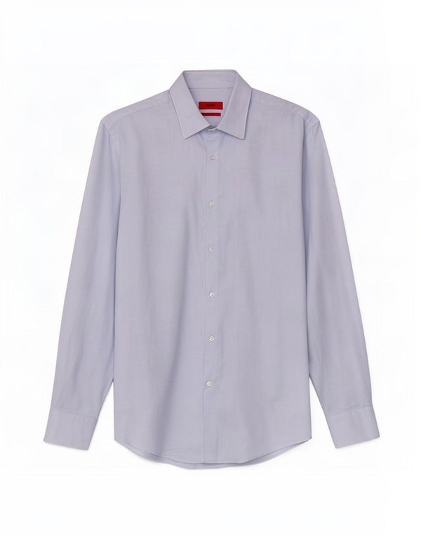 Hugo Boss Camisa Slim Fit para hombre Talla 39 15 1/2 Algodón con manchas azules medianas
