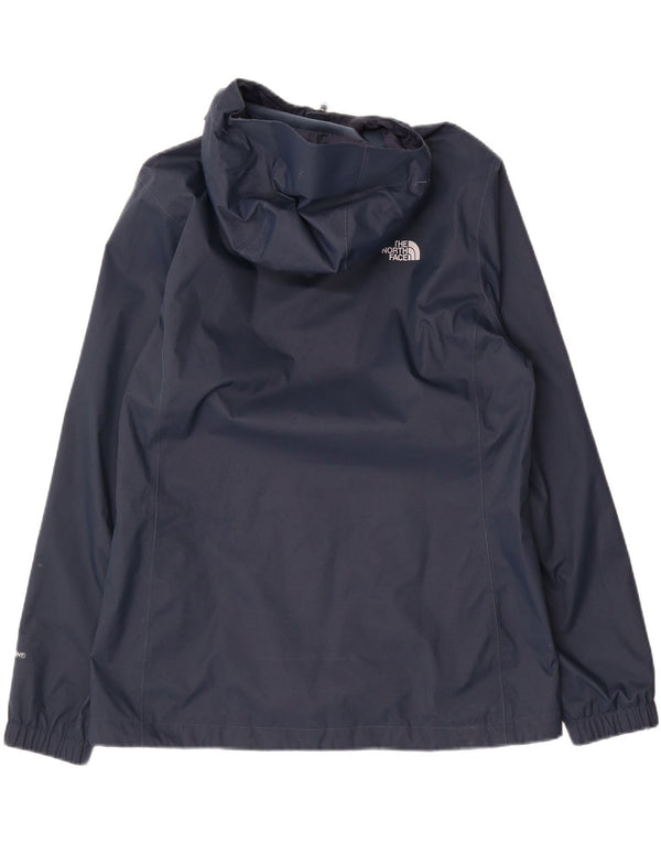The North Face Chaqueta impermeable con capucha para mujer UK 46 Large Nylon azul marino